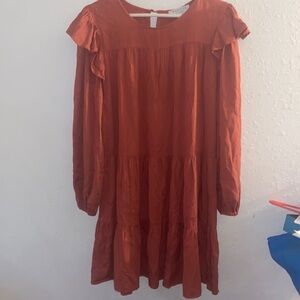Women’s size medium Hayden, Boho dress burnt orange